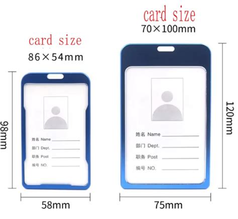 Standard ID Card Size & Dimension Information .